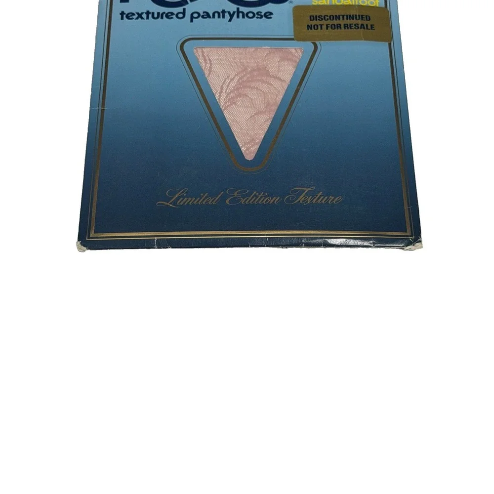 Hanes Textured Pantyhose LOT French Linen(2) & Pink Swartz 980 Plume Lace Size I